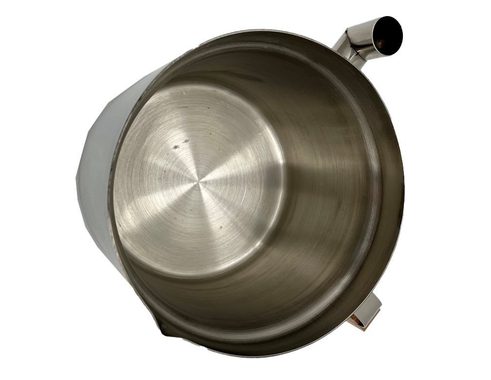 Contenitore per versare la cera d'api grande recipiente per versare in acciaio inossidabile a doppia parete ca. 2 litri