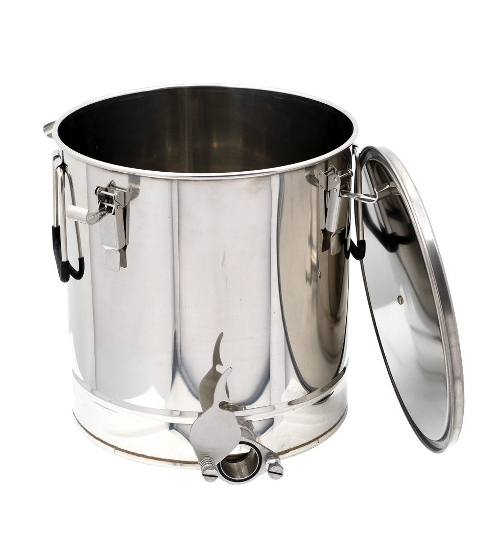 30kg Honey Filling Bucket, Stainless Steel Honey Storage Bucket, Filling