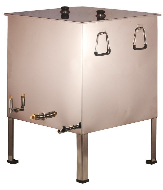 Grote roestvrijstalen wasverwarmer, 24 frames, 62x62cm, stoomwasverwarmer