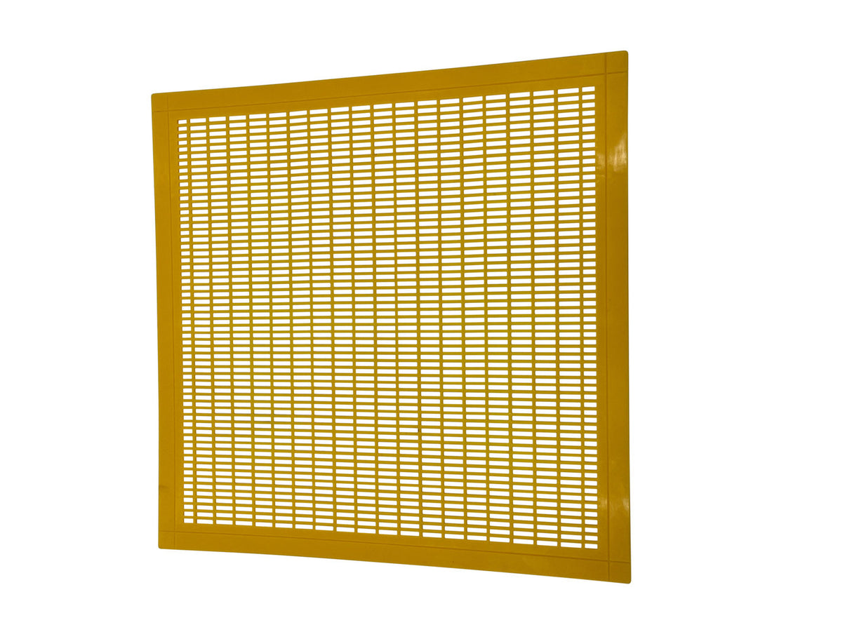 Plastic barrier gate, yellow, 50x50cm, universal