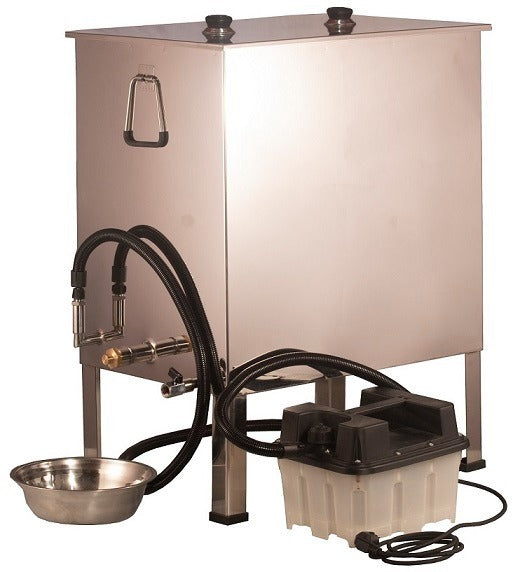 Grote roestvrijstalen wasverwarmer, 24 frames, 62x62cm, stoomwasverwarmer