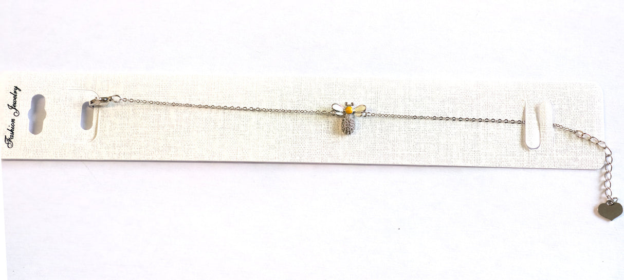 Bracelet in a bee design, fashion jewelry for beekeepers and bee lovers
