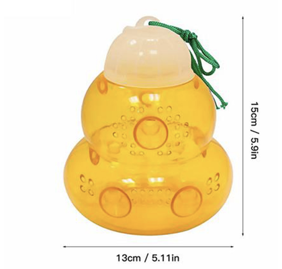 Wespenfangglas Wespenfalle Gelb