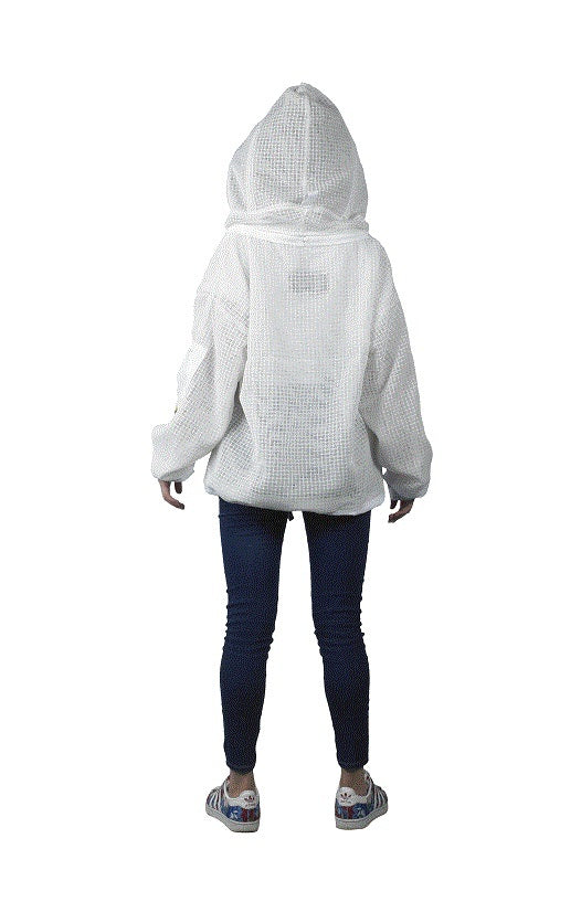 Imkeranzug Elegant Bee Overall Schutzanzug Bienen Belüftet Netzgewebe Weiss