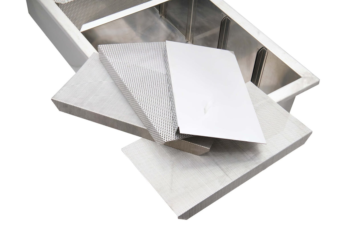 Honigsumpf Edelstahl mit 5 Filterkammmern Honigsieb Sonderserie Restposten