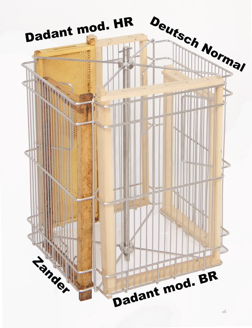 Professional Line Honey Extractor 4/8 Frames German Standard Zander Dadant Ø52cm Tangential Extractor