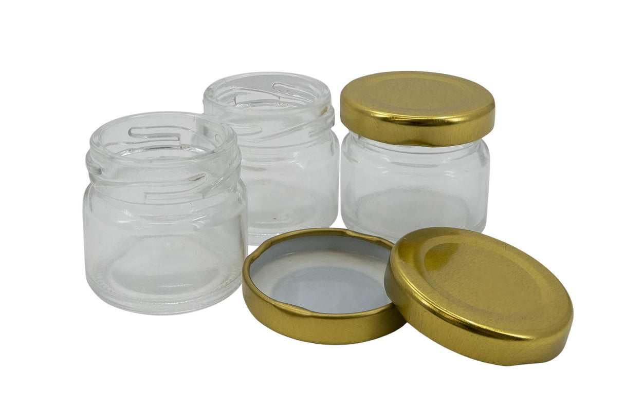 Mini Honiggläser 30g 30ml Honigglas Twist Off Probiergläser Geschänkgläser Honig