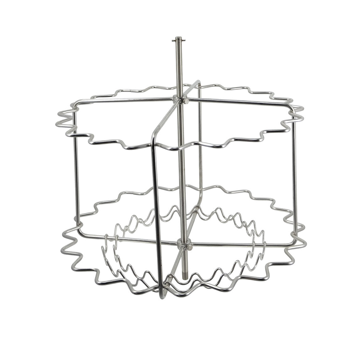 Radial honey extractor with sloping bottom, 20 frames Dadant / 12 frames German Standard Zander, motorized