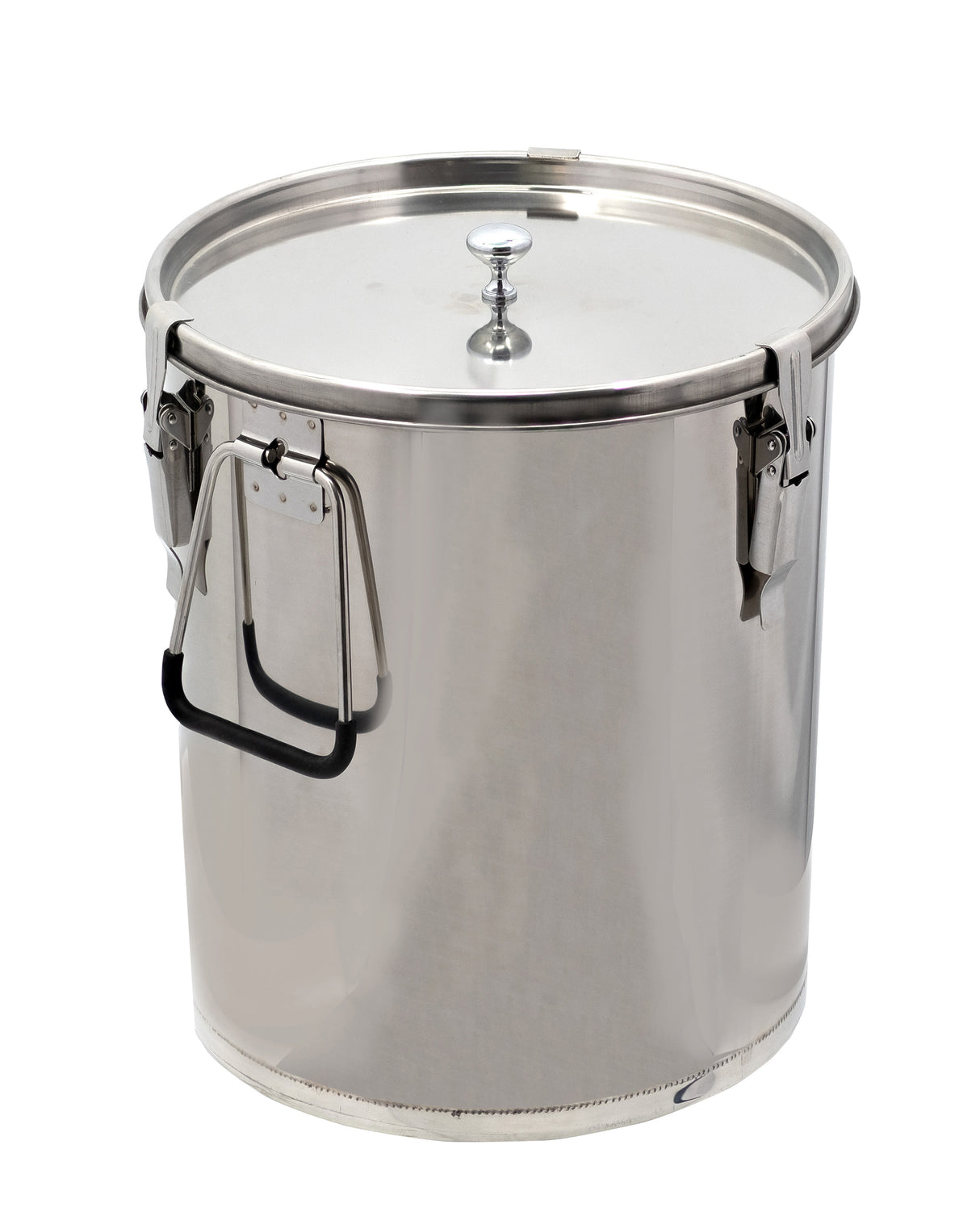 Stainless steel honey storage containers - space-saving & stackable (25/30 kg)