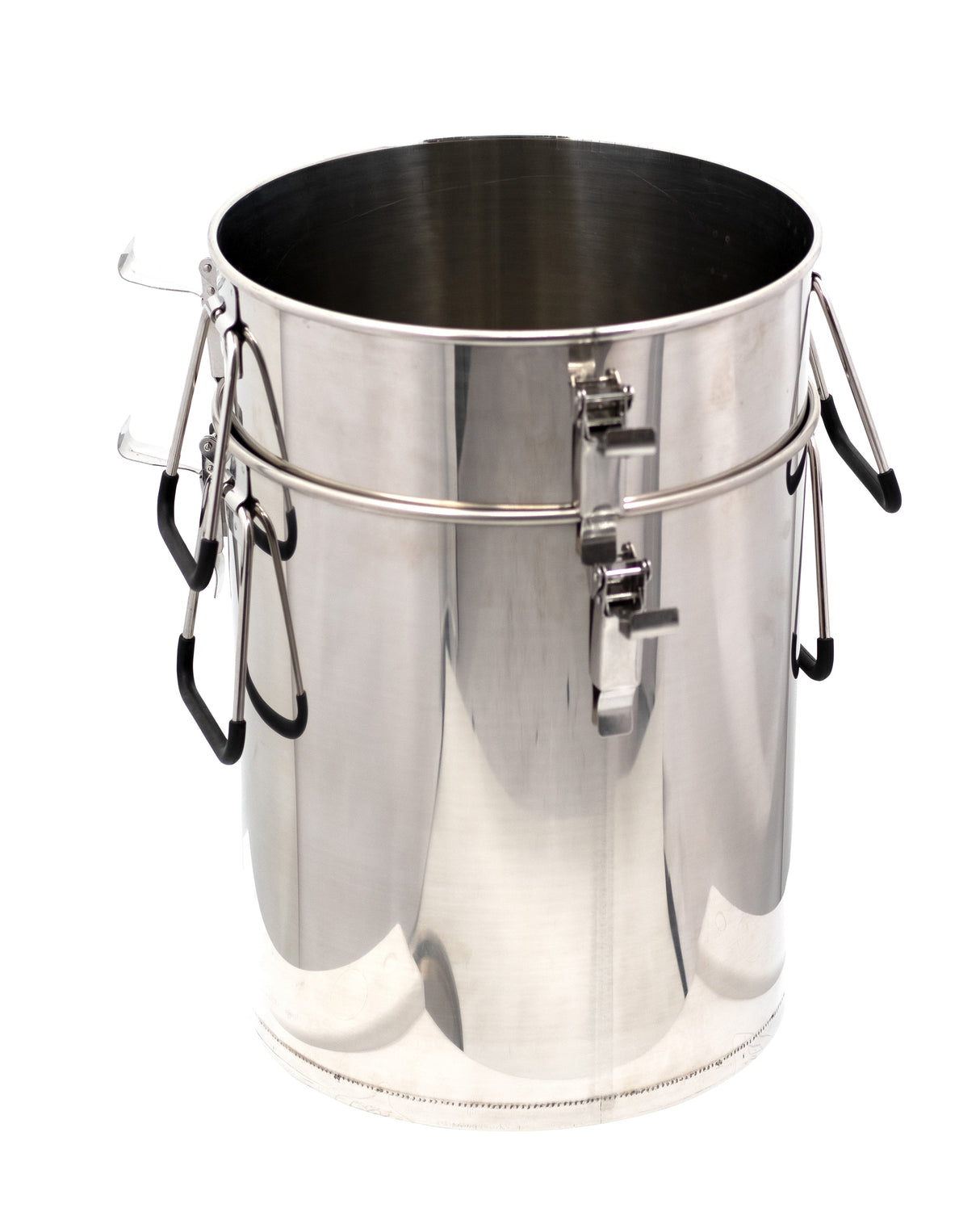 Stainless steel honey storage containers - space-saving & stackable (25/30 kg)