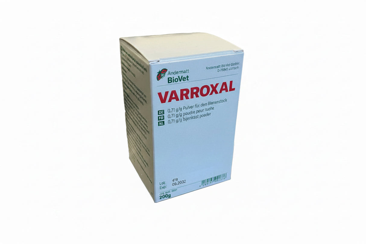 Varroxal 200g 0,71 g/g Bienenstock-Pulver OXALSÄURE zum Verdampfen, Sprühen oder Träufeln