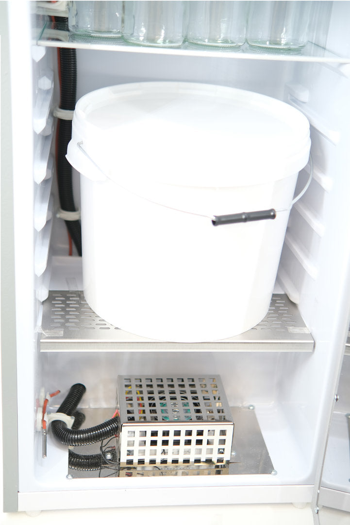 Stainless steel honey warming cabinet with digital temperature control