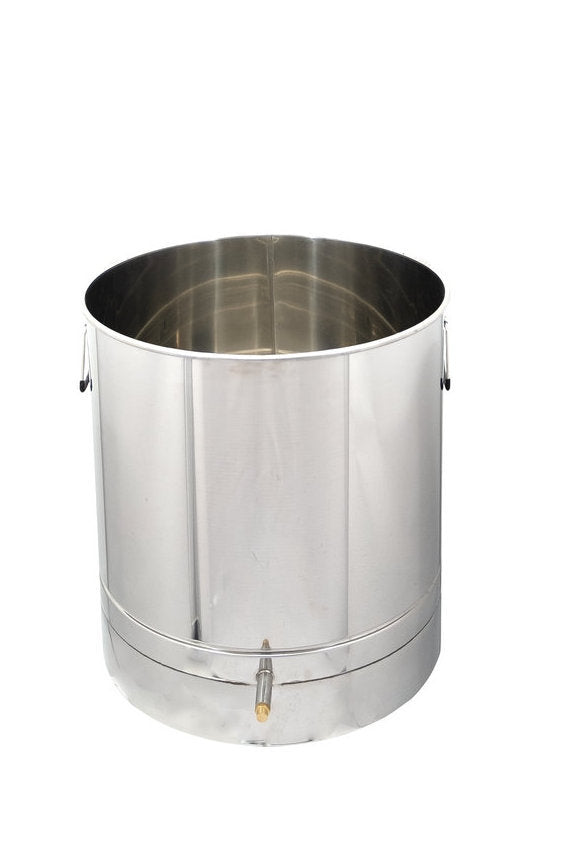 Fondoir à cire vapeur rond inox diamètre 64 cm jusqu'à 30 nids d'abeilles