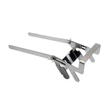 Adjustable bucket holder for all stainless steel bottling buckets, honey buckets, and pails