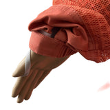 Imkeranzug Elegant Bee Overall Schutzanzug Bienen Belüftet Netzgewebe Lachs farben