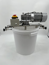 Honey stirrer, stirring system for 40kg buckets of honey, creaming honey, beekeeping honey