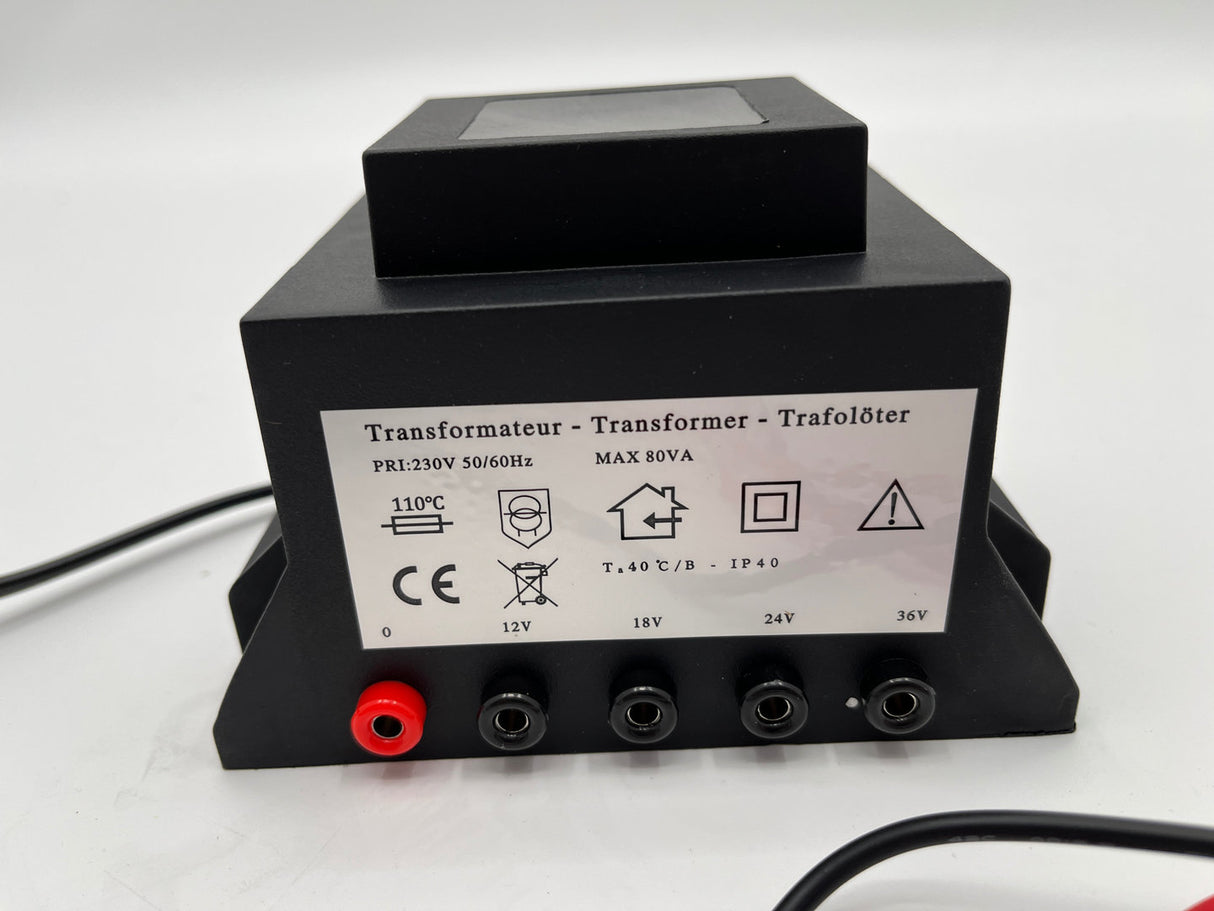 Transformer solderer for foundation sheets, powerful 18-36V 80VA honeycomb solderer