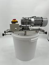 Honey stirrer, stirring system for 40kg buckets of honey, creaming honey, beekeeping honey