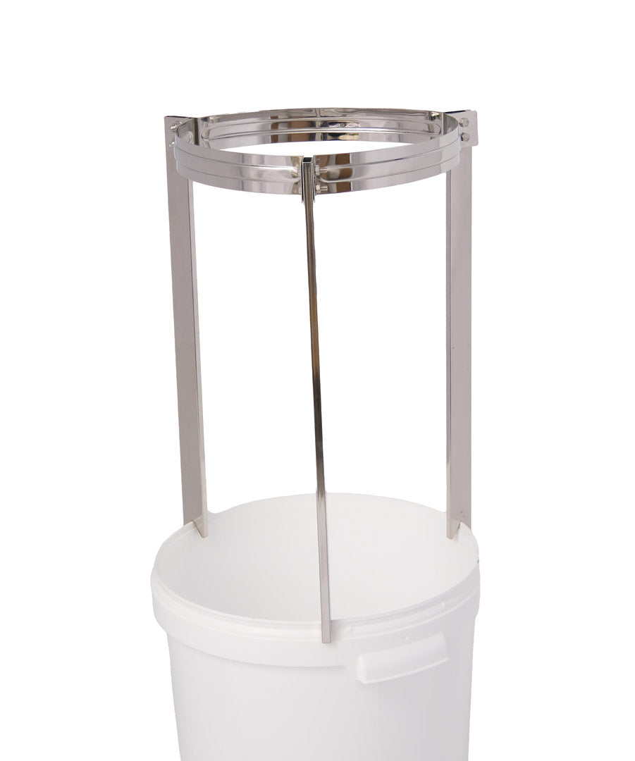 Dreibein Stativ aus Edelstahlfür Spitzsieb 32cm / 33cm Passt auf jeden Behälter, Sieben, Spitzsieb