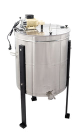 Radial honey extractor with sloping bottom, 20 frames Dadant / 12 frames German Standard Zander, motorized