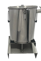 Supporto di riempimento Easy Fill in acciaio inox inclinabile automaticamente per miele