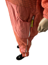 Imkeranzug Elegant Bee Overall Schutzanzug Bienen Belüftet Netzgewebe Lachs farben