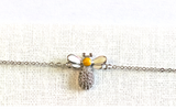 Bracelet in a bee design, fashion jewelry for beekeepers and bee lovers
