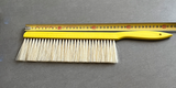 Bee brush, bee brush, horsehair, sweeping, bees, yellow
