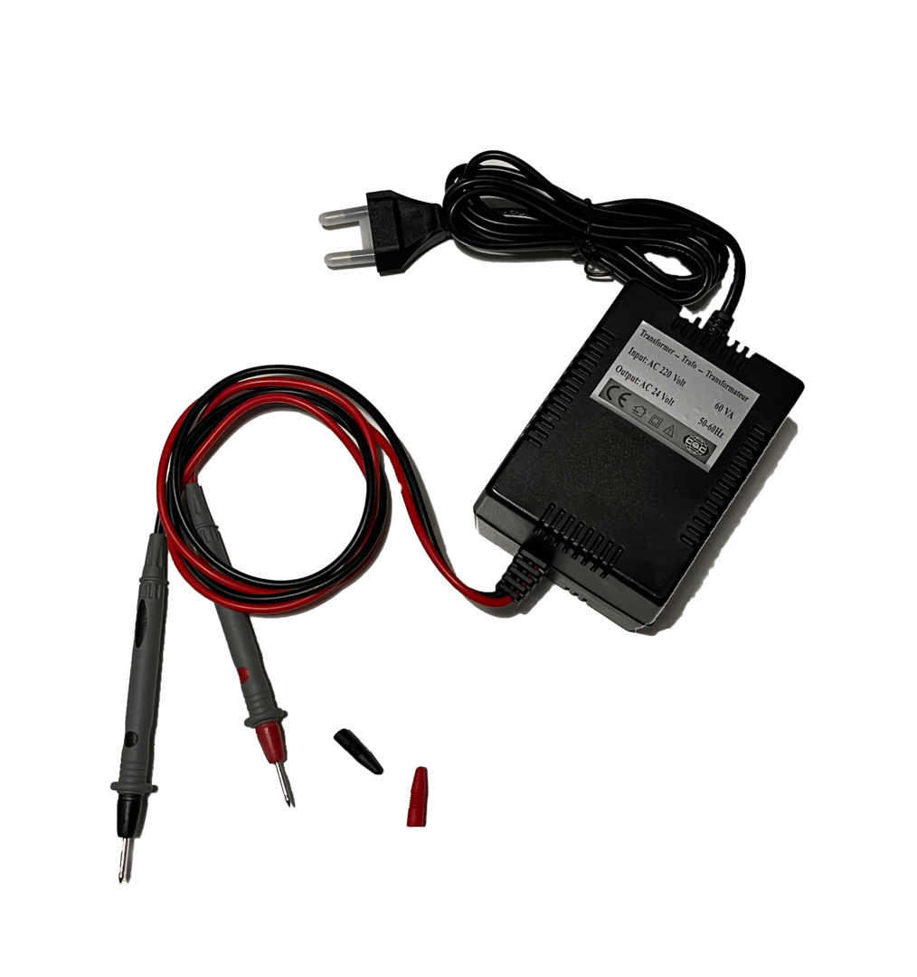 Transformer soldering iron for foundation sheets, soldering foundation sheets, 24V 60Va