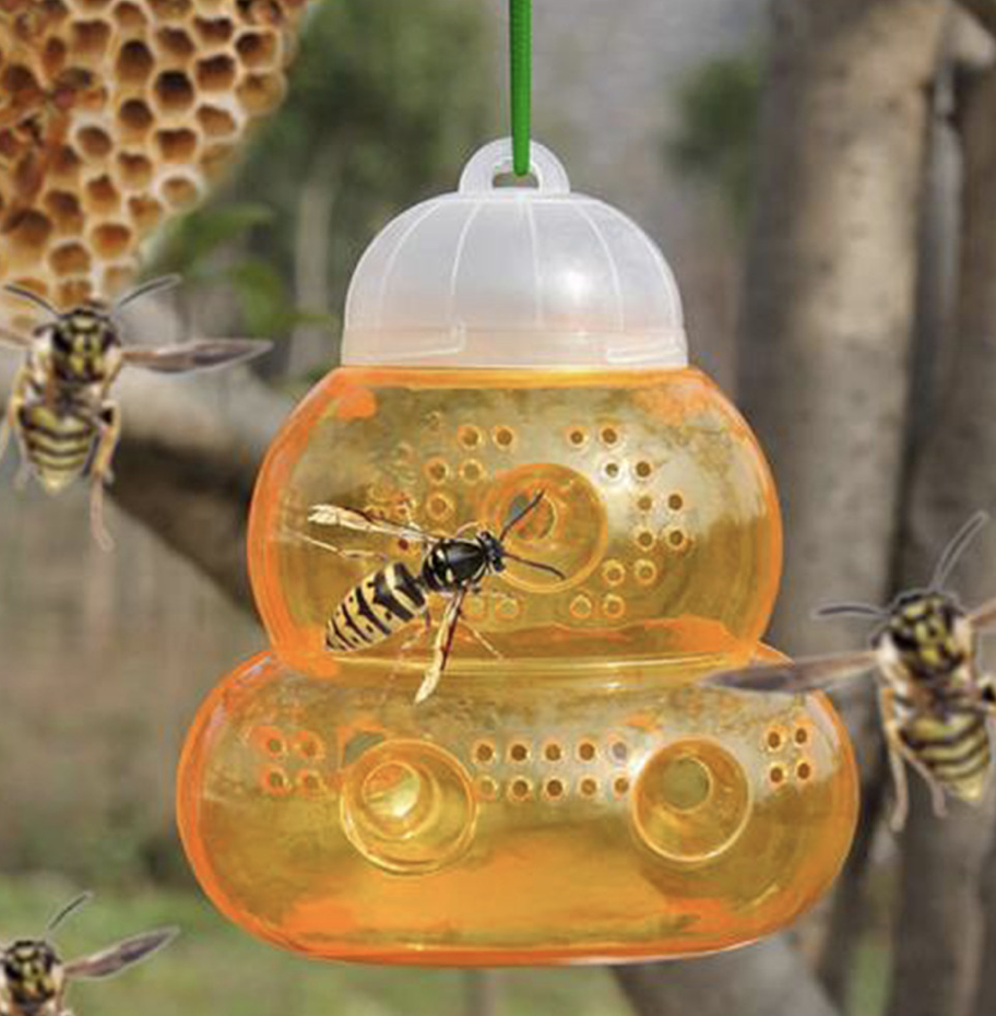 Wespenfangglas Wespenfalle Gelb