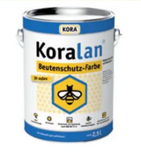 Koralan Beutenschutz Farbe Für Styropor und Holz Beuten Bienenbeuten 2,5l