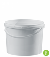 Honigeimer 12,5 Kg Imkereibedarf Honigeimer Weiß mit Decke sehr stabil