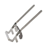 Adjustable bucket holder for all stainless steel bottling buckets, honey buckets, and pails