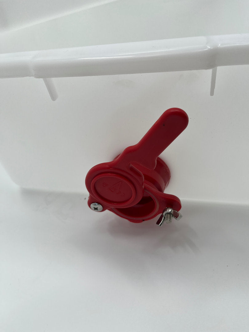 Entdecklungsgeschirr Komplett mit Kunstoff Filter und Quetschhahn