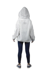 Imkeranzug Elegant Bee Overall Schutzanzug Bienen Belüftet Netzgewebe Weiss