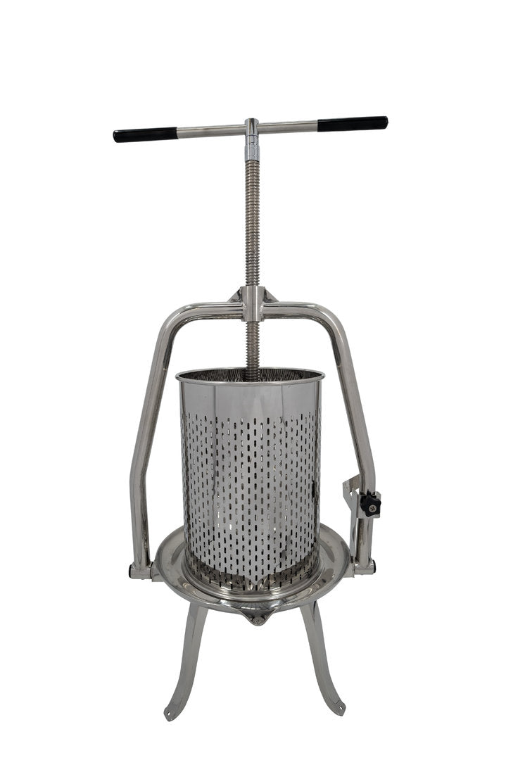 Honingpers RVS Extra Stabiel Profi Line Waspers Druk de dekselwas uit