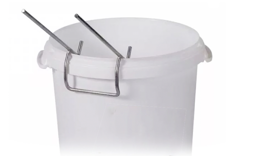 Eimerhalter Edelstahl Stabil universal Passend Für alle Honigeimer und Abfüller