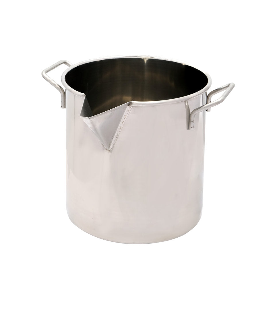Secchio da terra Caraffa da terra per miele da 10 litri con beccuccio versatore per cera in acciaio inox e secchiello per miele