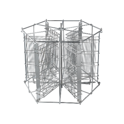 8 frames self-reversing extractor Zander, Langstroth, DN, Dadant HR