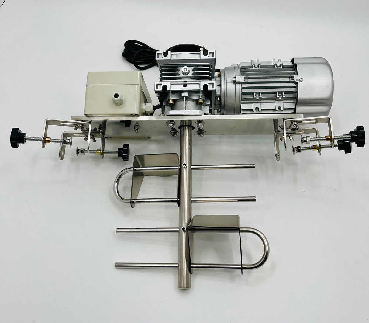 Honey stirrer, stirring system for 40kg buckets of honey, creaming honey, beekeeping honey