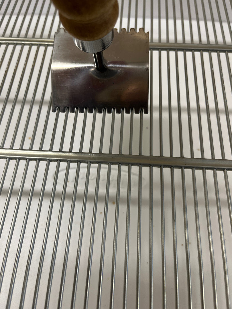 Kratzer für Absperrgitter leichte Reinigung Reinigungskratze