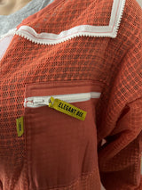 Imkeranzug Elegant Bee Overall Schutzanzug Bienen Belüftet Netzgewebe Lachs farben