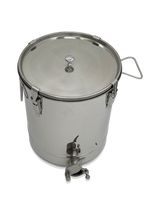 30kg Honey Filling Bucket, Stainless Steel Honey Storage Bucket, Filling