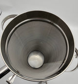 Honigabfüller 2. Quetschhahn Lunzer Kegelsieb Edelstahl Filterkübel 50Kg