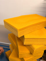 Mittelwände gegossen aus Analysiertem reinem Bienenwachs Seuchenfrei Pestizidfrei