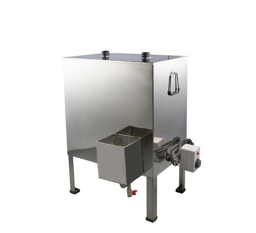 Bienenwagner Wachsschmelzer Groß Edelstahl 42 × 62 cm – elektrisch beheizt 3 kW