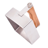 Honeycomb cutter, die-cutting mold for honeycombs, stainless steel with wooden handle