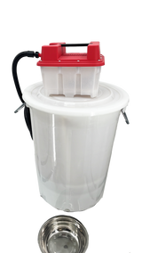 Steam wax melter with stainless steel filter insert, 100l wax melter