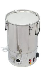Bienenwagner 25 kg stainless steel inclined bottom filler with heating, heated filling bucket