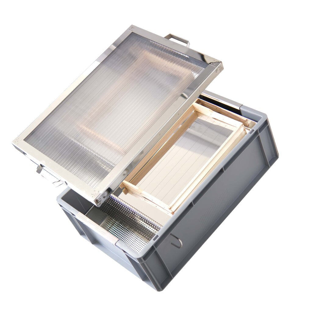 Sonnenwachsschmelzer mit Kunststoff Gehäuse 1-2 Waben Deutsch Normal;zander Dadant